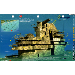 Oriskany Island Pensacola - 3D Dive Site Card