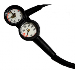 MINI PRESSURE AND DEPTH GAUGE - BAR AND METER ONLY