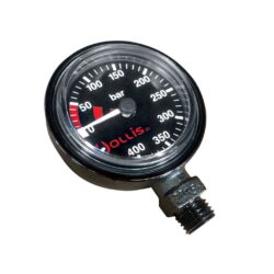 PRESSURE GAUGE MODULE BAR LOW PROFILE BLK-- METAL W/O BOOT