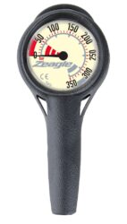 Single Gauge-5000psi 11 hose w/ Black Hose (Metric)