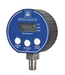 0-5000 PSI SSI Digital Gauge - Bottom Post