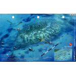 Dry Rocks / Christ of the Abyss Key Largo - 3d Dive Site Card