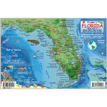 Florida State Map & Fish ID Card