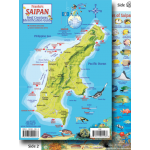 Saipan Map & Fish ID Card
