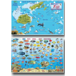 Fiji Map & Fish ID Card