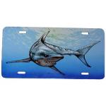 Mako Shark License Plate - Metal