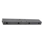 7 Port Manifold Block - Anodized Aluminum