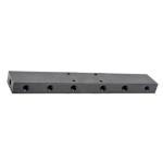 9 Port Manifold Block - Anodized Aluminum