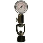 Yoke Tank Checker with 5000 PSI Steel Gauge & Bleed Screw