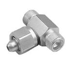 Air Tee Adapter - CGA 346 - Female to Male to Male Stainless Stee