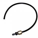 Flow restrictor with quick disconnect Flow restrictor with quick disconnect