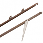 GUN SHAFT - JBL 34'' X 5/16'', M10 SQUARE END - SHARK TABS, SPRIN