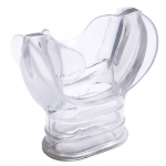 MOUTHPIECE APEX STYLE CLEAR SILCONE - UNPACKAGED