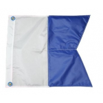 14'' X 16'' ALPHA FLAG - HEAVY DUTY NYLON