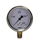 0-2000 PSI LIQUID FILLED STAINLESS STEEL GAUGE - 2.5