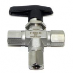 1/4 TURN PARKER 3 WAY DIVERTER VALVE - 1/4 TUBE ON ALL 3 SIDES..I