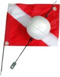 2 Piece Ball Float with Vinyl Flag