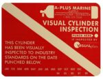 Tank Visual Inspection Sticker