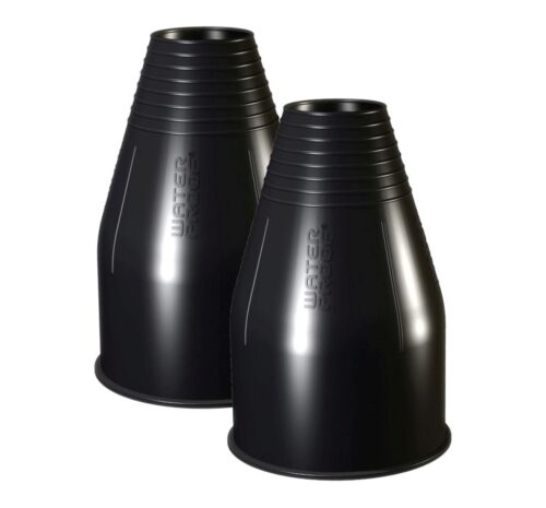 732101-50 SILICONE BOTTLENECK  WRIST SEALS-BLACK (PAIR), STANDARD SIZE