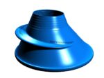 731204 SILICONE NECK SEAL - SM, BLU