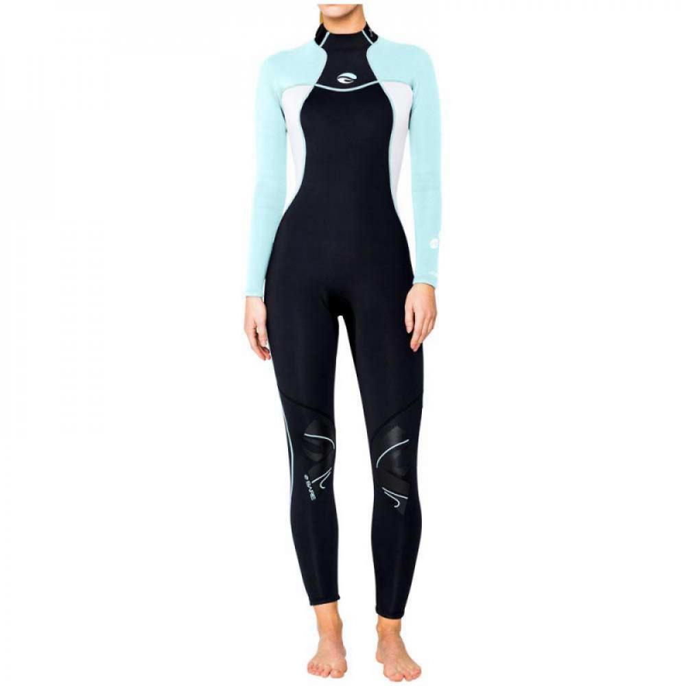 Nixie Full Women's Glacier Blue Wetsuit Size 8