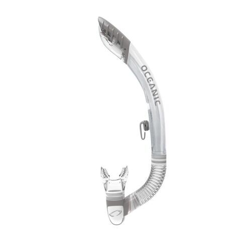 ULTRA DRY 2 SNORKEL, CLEAR/TITANIUM