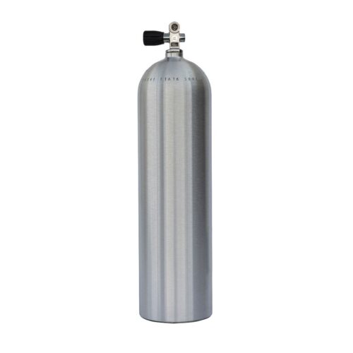 80 CU FT CYLINDER ALUMINUM - BRUSHED NO COAT