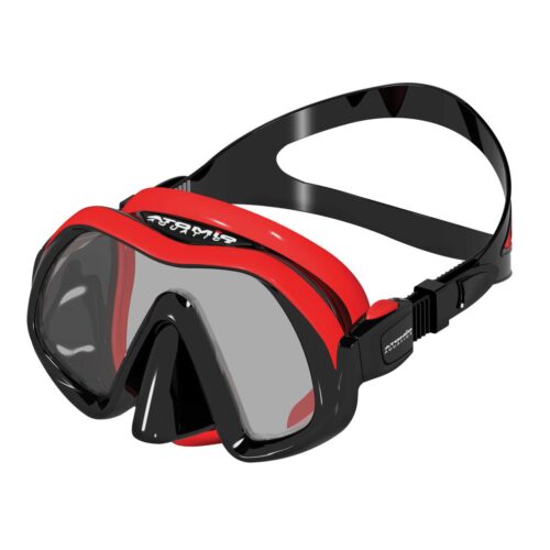 ATOMIC VENOM MASK, BLACK/RED