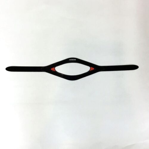 Mask Strap, Black/Red