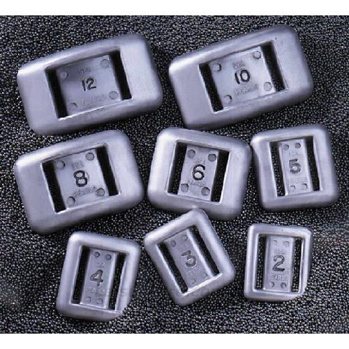 XS SCUBA LACE-THRU UNCOATED LEAD WEIGHTS 3 LBS