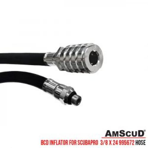 SCUBAPRO AIR-2 QD INFLATOR HOSE & FOR TUSA IR-3  26IN 3/8"