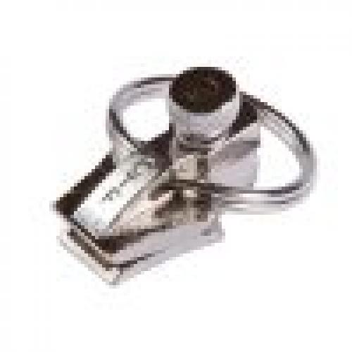 LARGE BLACK NICKEL ZIPPER SLIDER