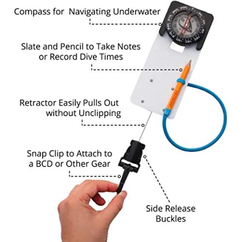 RETRACTOR COMPASS/SLATE