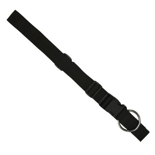 HOG 1.5 IN SOFT WEBBING CROTCH STRAP WITH STAINLESS STEEL RING