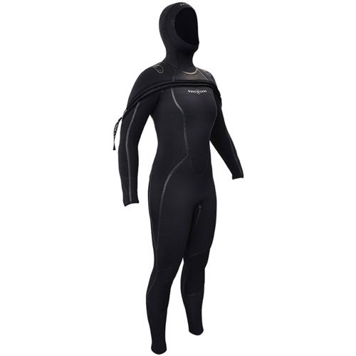AQUALUNG SOLAFLEX 8/7 WETSUIT WOMENS HOODED SEMI-DRY