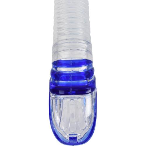 SEAC VORTEX DRY SNORKEL, BLUE/CLEAR