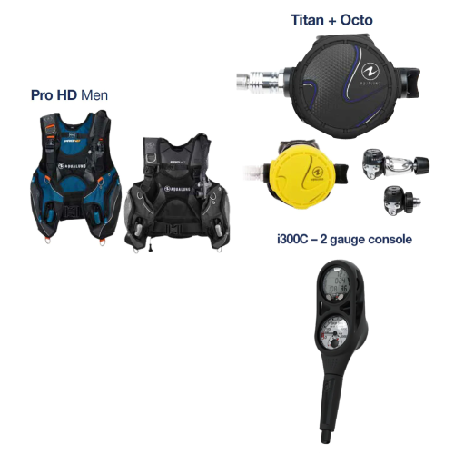 AQUALUNG MEN'S ESSENTIAL PACKAGE