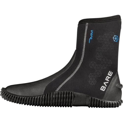 7MM S-FLEX BOOT, BLACK - 10