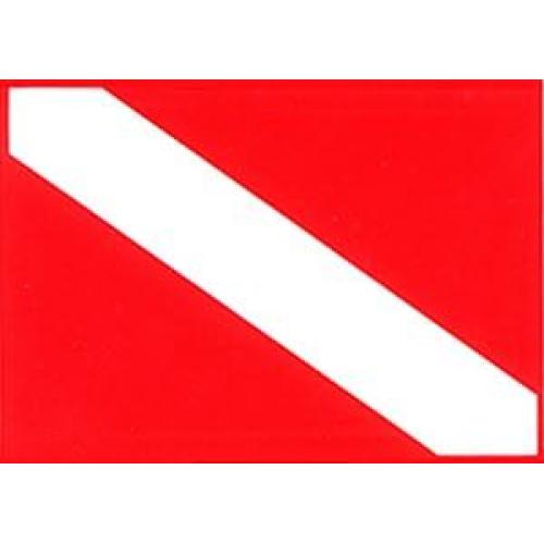 TRIDENT STANDARD DIVE FLAG STICKER