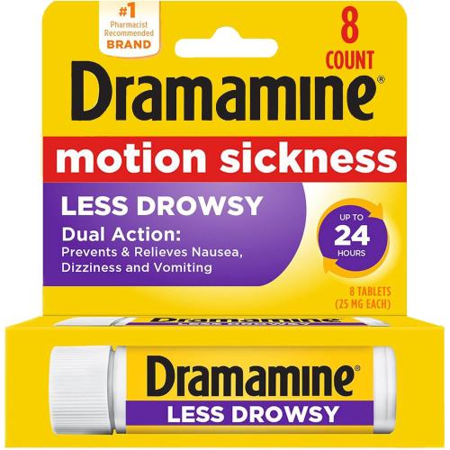 DRAMAMINE LESS DROWSY #8 25MG