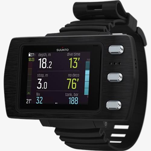SUUNTO EON STEEL BLACK DIVE COMPUTER WITH BOOT AND USB