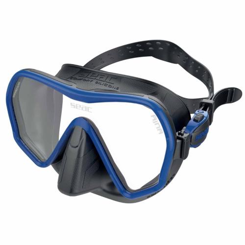 SEAC AJNA, FRAMELESS SCUBA MASK, BLUE/BLACK
