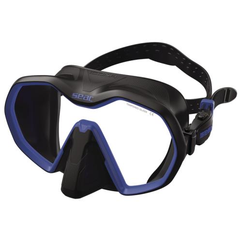 SEAC ICONA, FRAMELESS SCUBA MASK, BLACK/BLUE