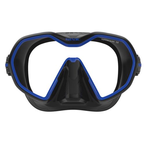SEAC ICONA, FRAMELESS SCUBA MASK, BLACK/BLUE