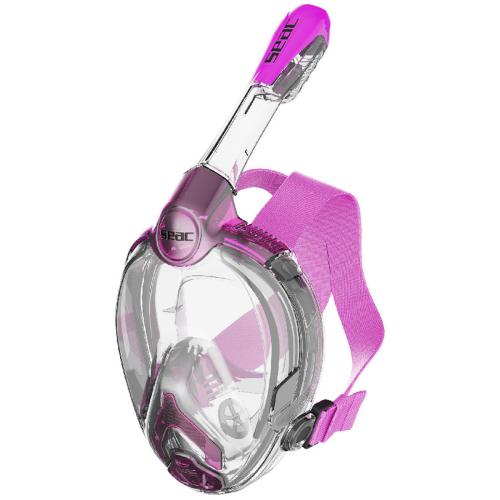 LIBERA FULL SNORKELING MASK XS/S CLEAR/PINK
