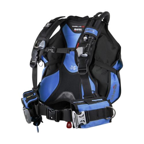 MARES MAGELLAN HD BC BLK-BLUE, SM