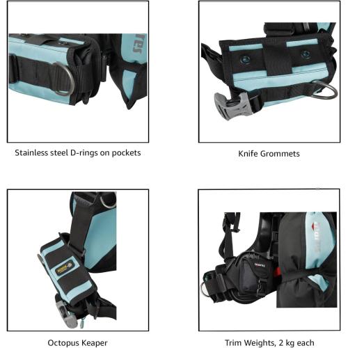 MARES BCD MAGELLAN HD BLK-AQUA, SM