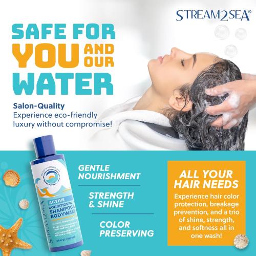 STREAM2SEA CONDITIONING&SHAMPOO DODYWASH 8.5 OZ (250 ML)