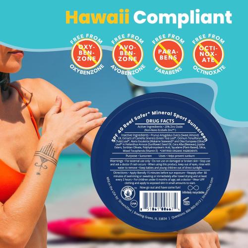 STREAM2SEA SPF 40 ZINC BALM, 2.8 OZ