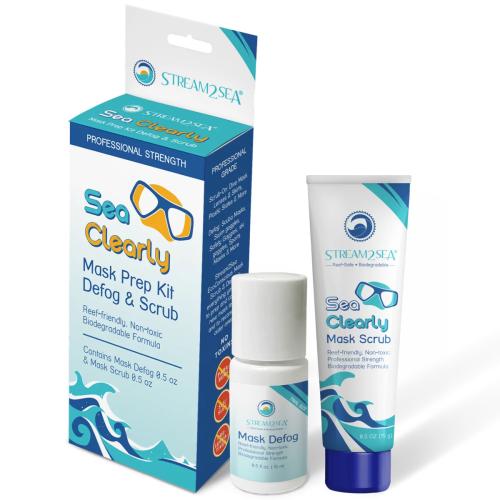 STREAM2SEA SEA CLEARLY MASK PREP KIT DEFOG & SCRUB